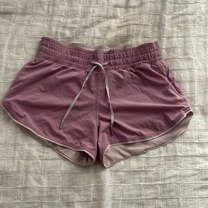 Lululemon Pink Choose a Side Shorts